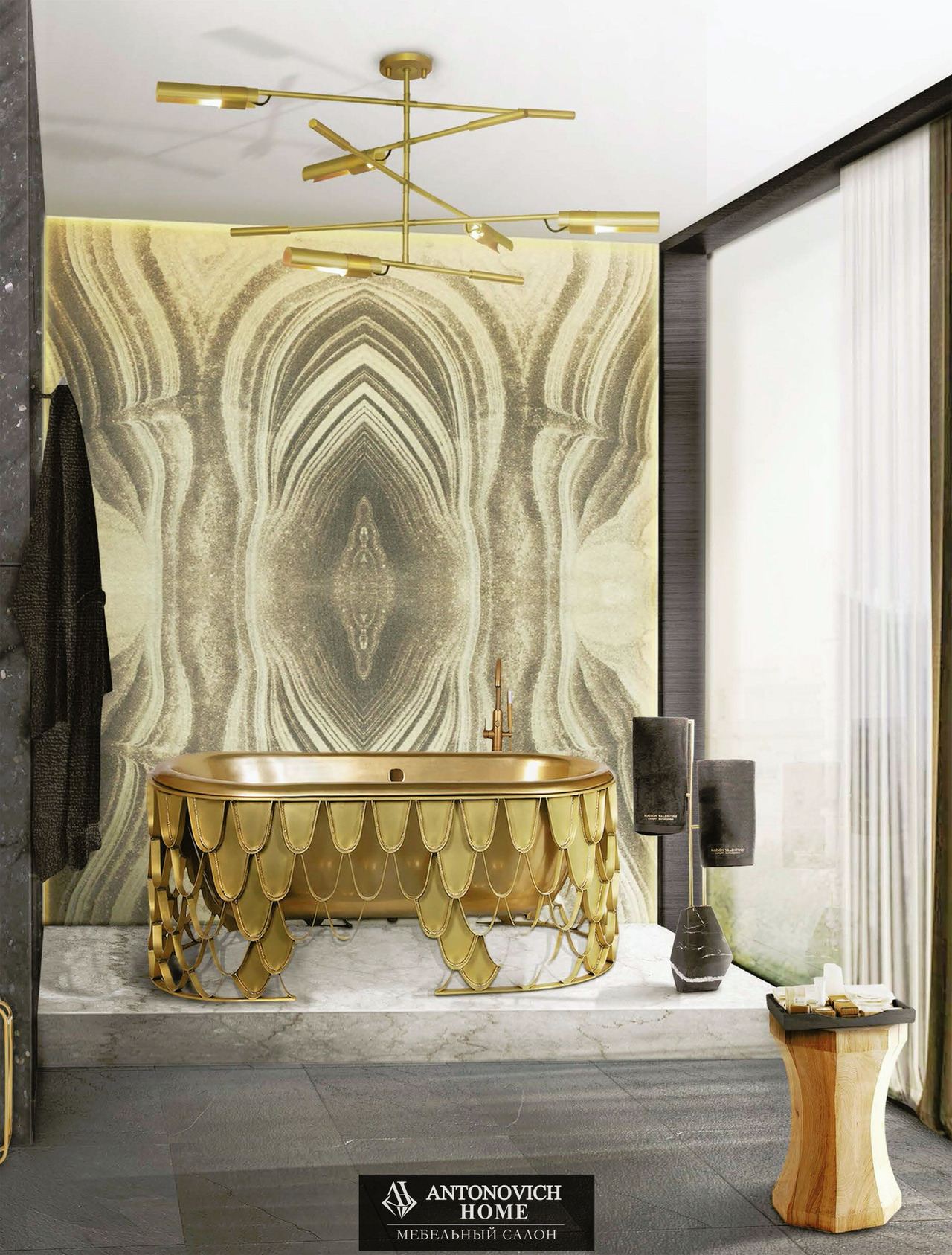 Maison Valentina KOI Luxury Bathroom Furniture, view 3