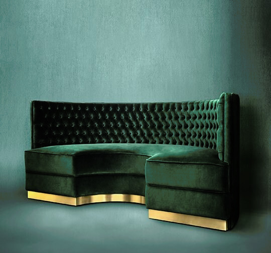 Brabbu BOURBON Velvet Sofa