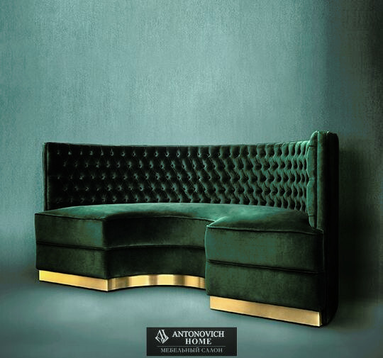 Brabbu BOURBON Velvet Sofa, view 4