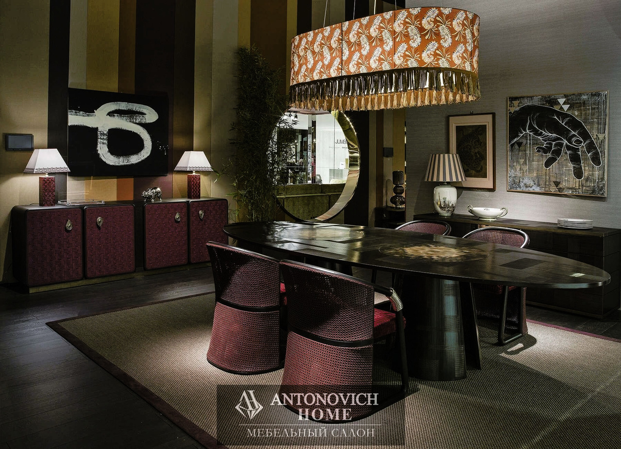 Etro Home Interiors Aleppo Dining Room, view 2