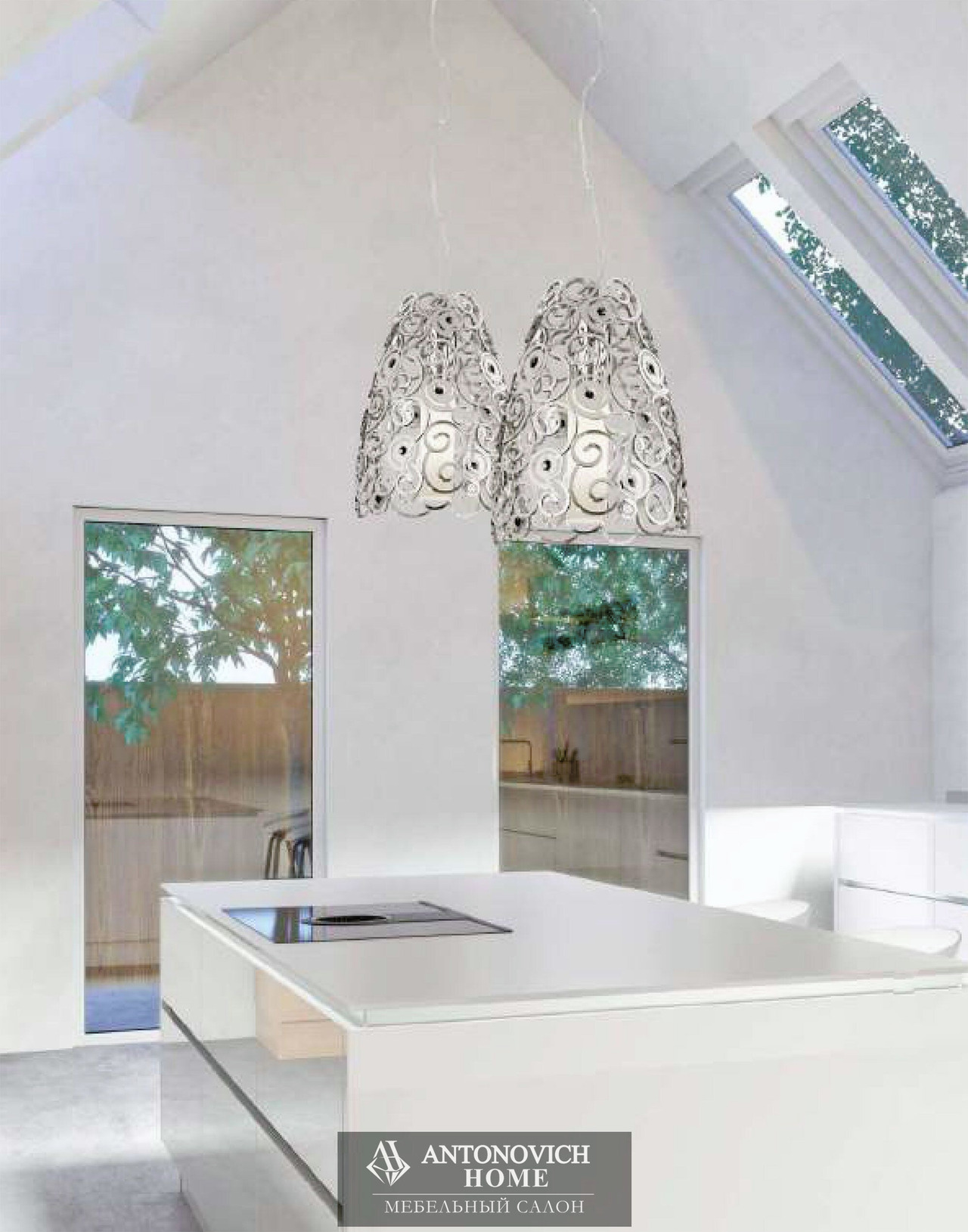 IDL Crystal Marine Chandelier, view 10