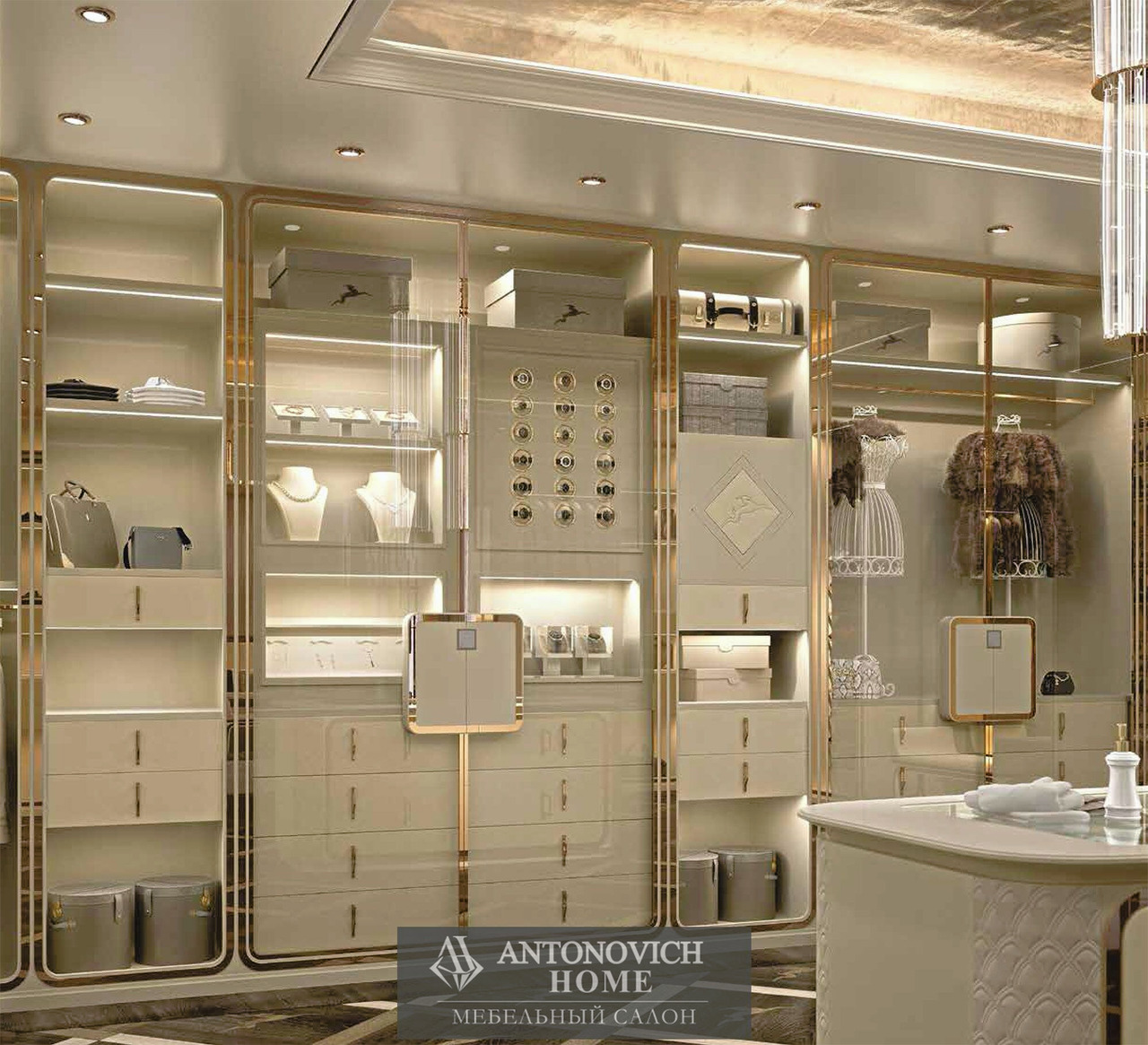 Bordignon Camillo TAYLOR & AVA Walk-In Wardrobe, view 11