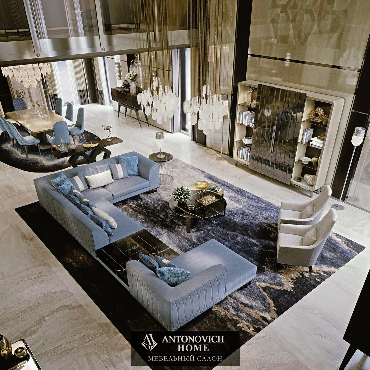 Diamonds Living Room by ReDéco, view 3