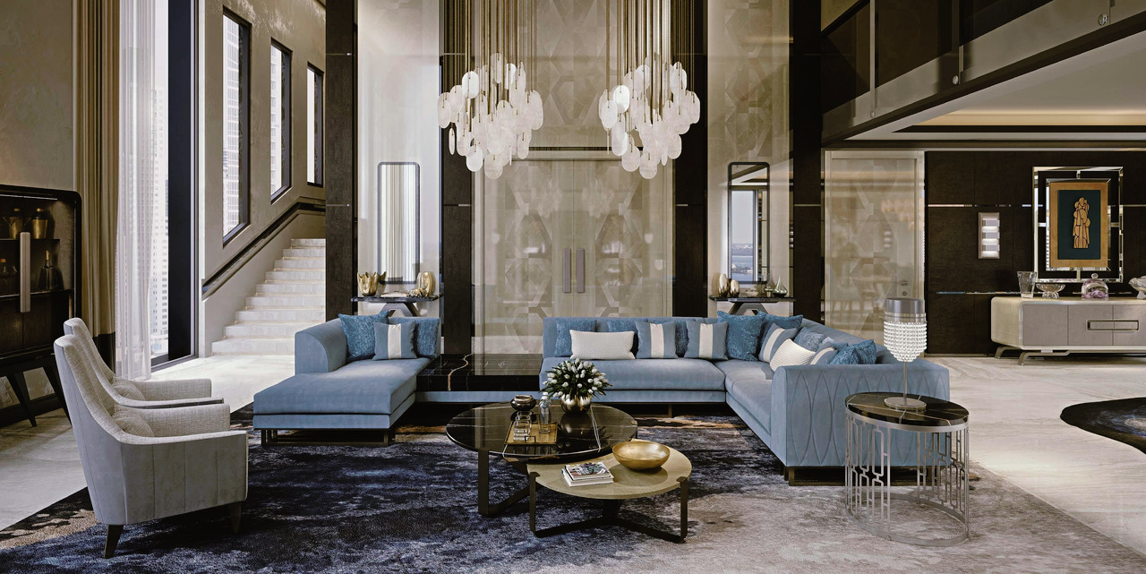 Diamonds Living Room by ReDéco