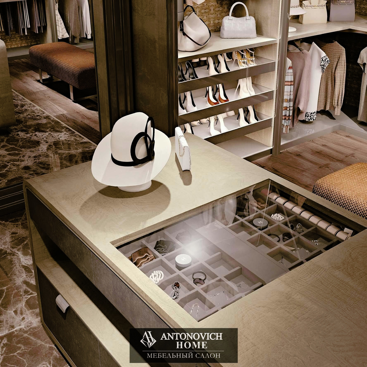 ReDeco Diamonds Walk-In Wardrobe, view 5