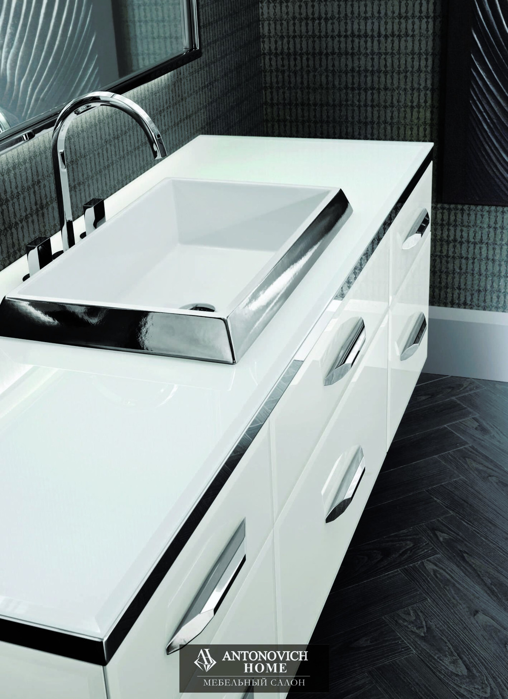 Hilton 04 Bathroom Furniture by Vitage (Milldue edition), view 2