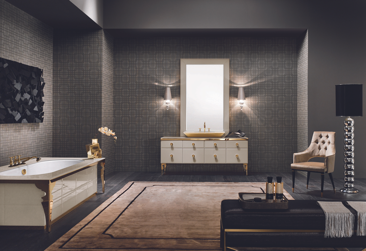 Majestic 01 Bathroom Furniture by Vitage (Milldue edition)