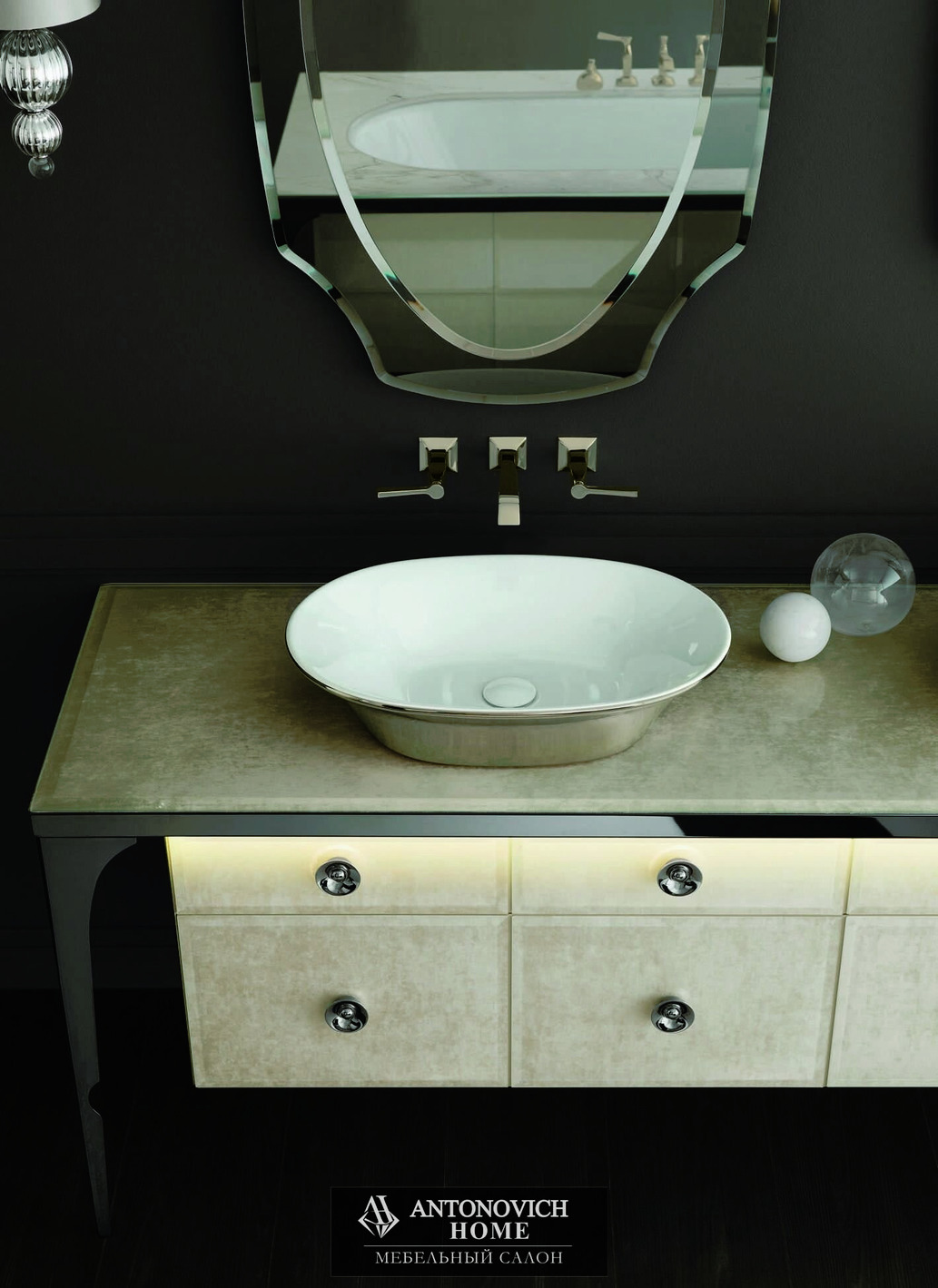 Majestic 06 Bathroom Furniture by Vitage (Milldue edition), view 4