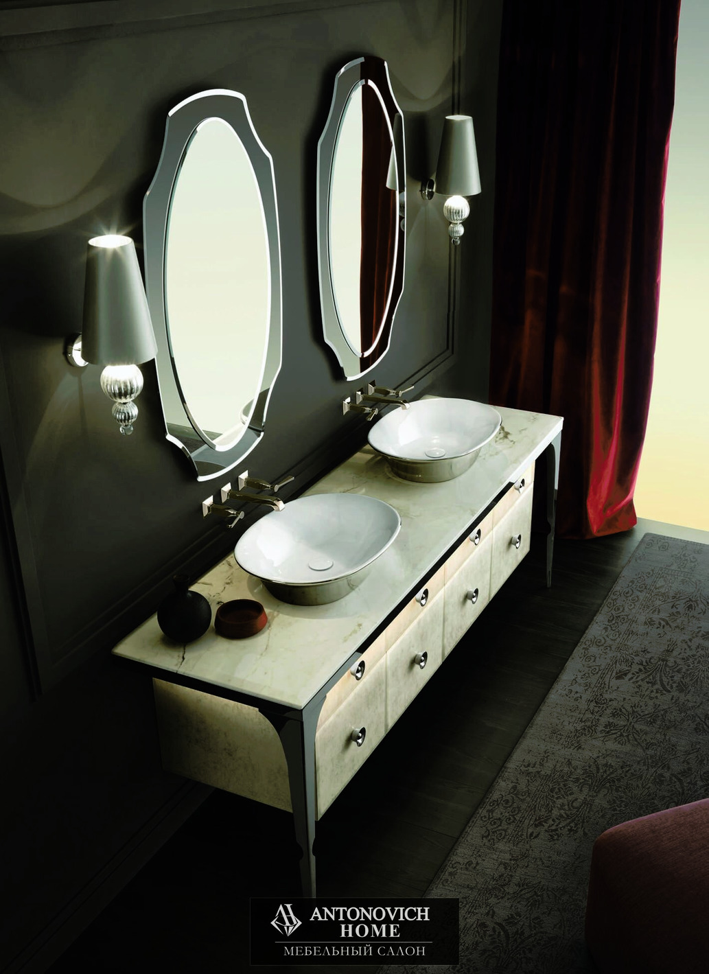 Majestic 06 Bathroom Furniture by Vitage (Milldue edition), view 5