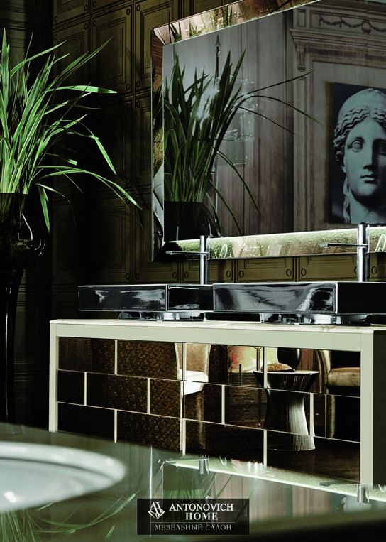 Ritz 01 Bathroom Furniture by Milldue, view 3