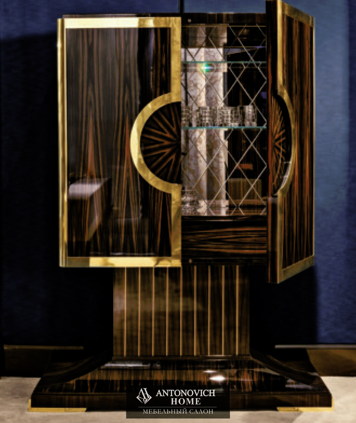 Bianchini Cafedesart Home Office in Ebony, view 4