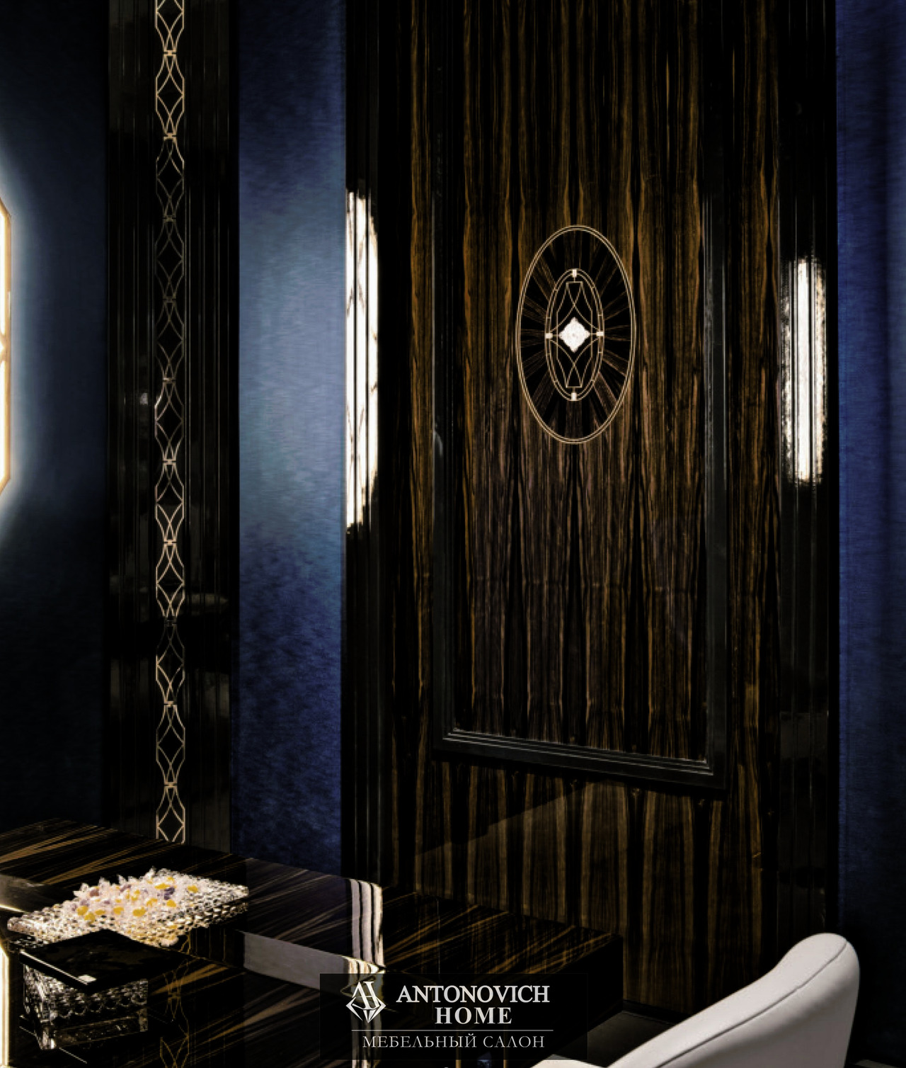 Bianchini Cafedesart Home Office in Ebony, view 10
