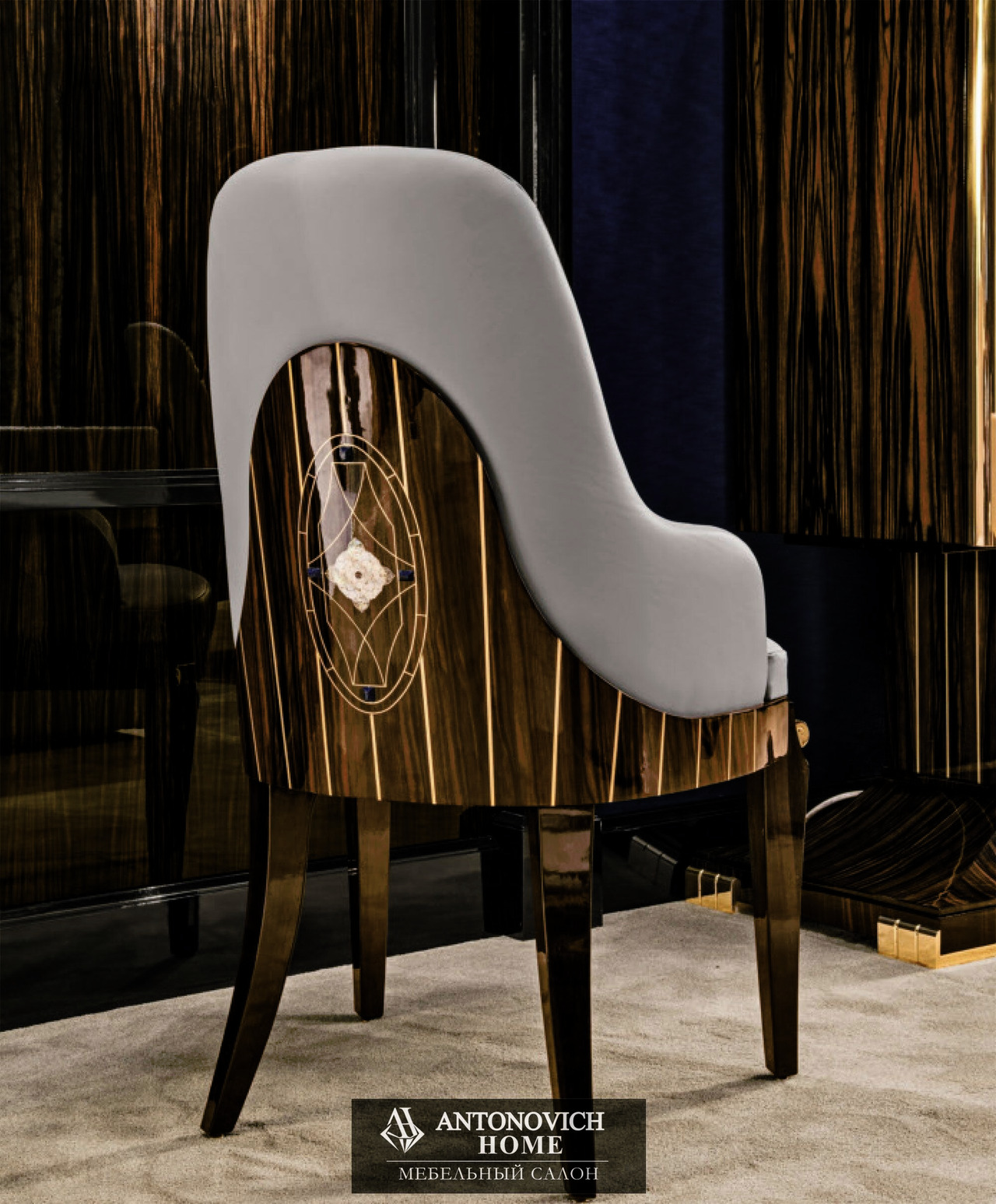 Bianchini Cafedesart Home Office in Ebony, view 7