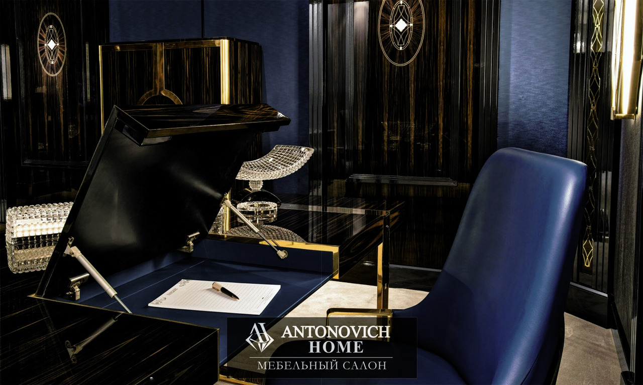 Bianchini Cafedesart Home Office in Ebony, view 2