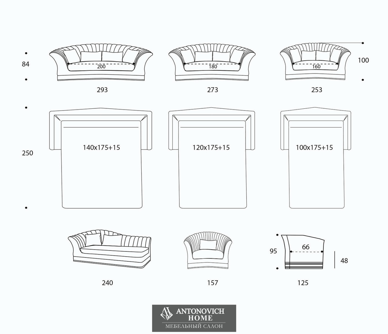 Keoma Ginevra Designer Sofa, view 10