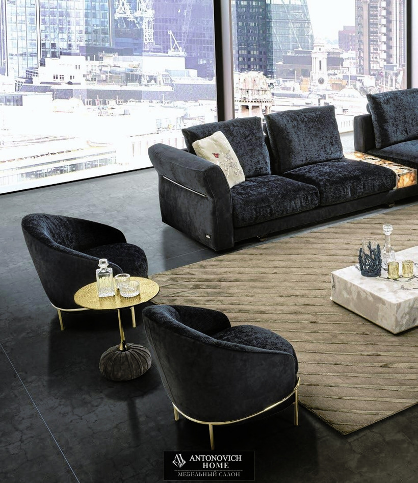 Longhi Sartoria 2 Living Room, view 3