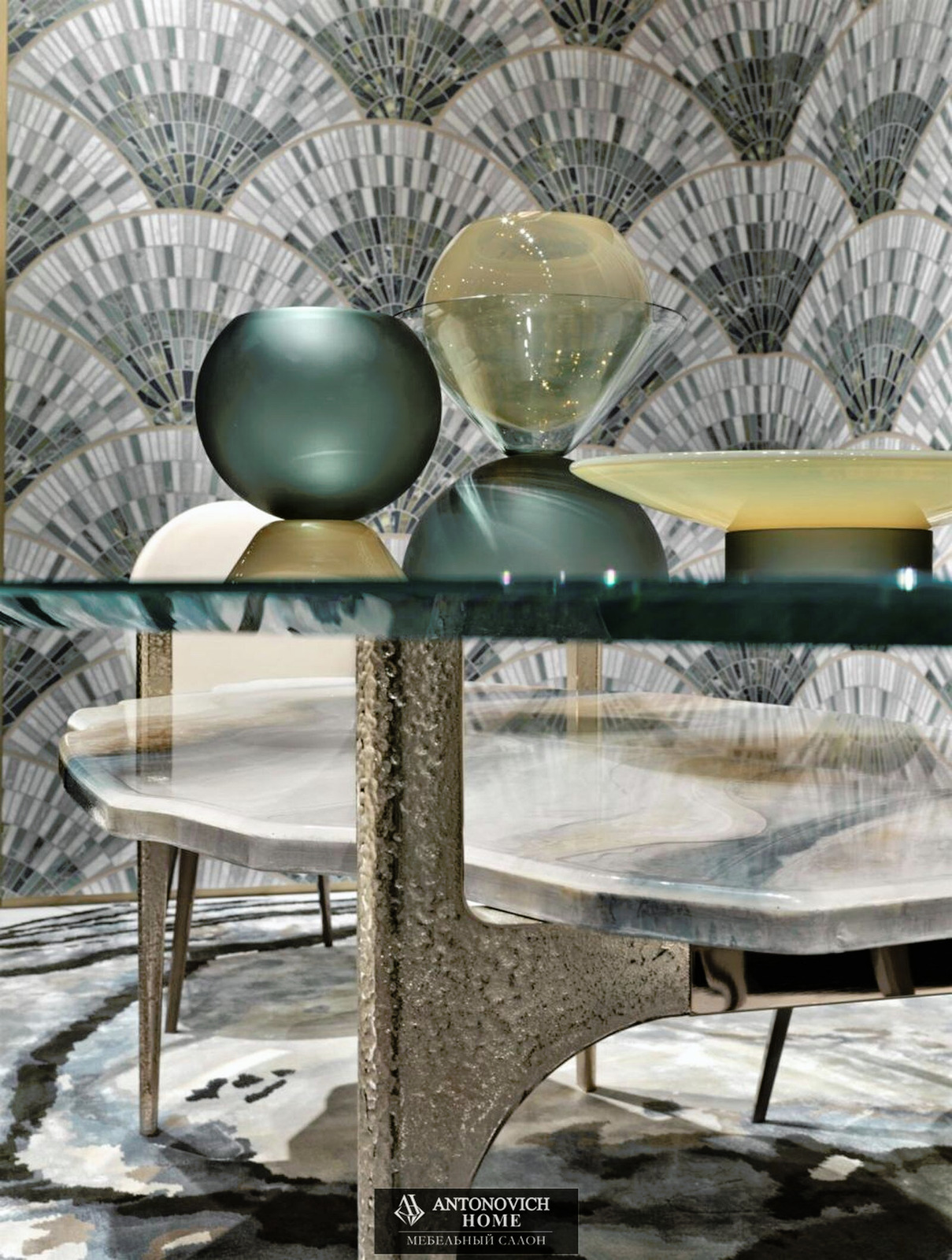 Visionnaire Arkady Dining Table, view 4