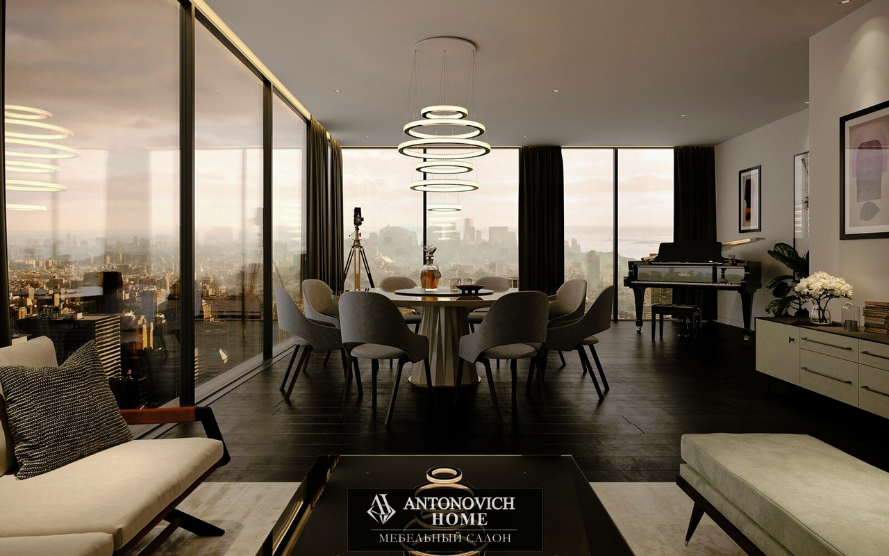 Cameron Design House Salo Elama and Salo Lunar Chandeliers, view 3