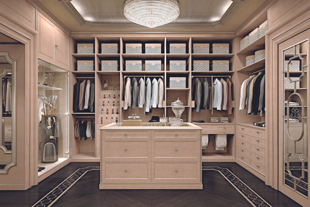 Pregno Savoy Walk-In Wardrobe