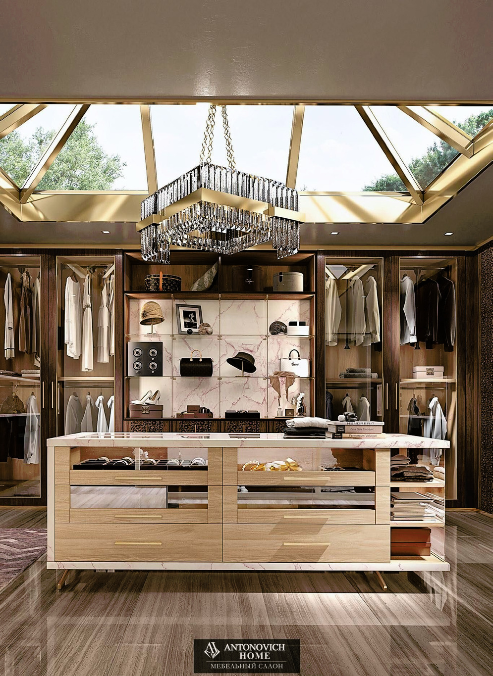 domus contemporary walk in closet 1 5