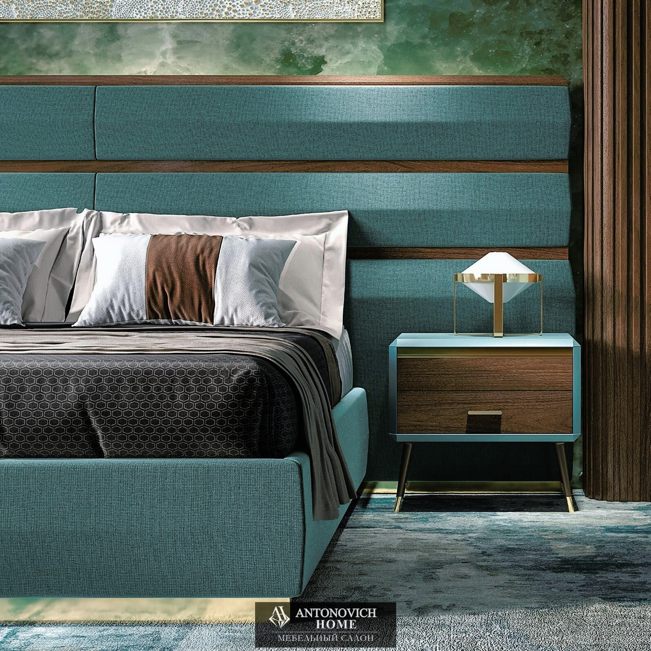 Domus Diamond Contemporary Bedroom, view 2