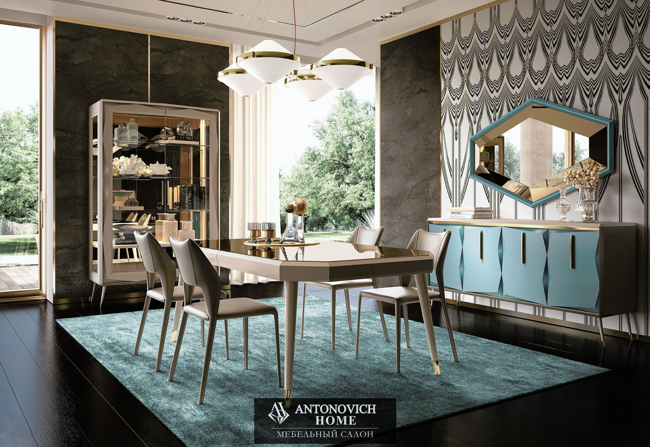 Domus Diamond Contemporary Dining Room, view 5