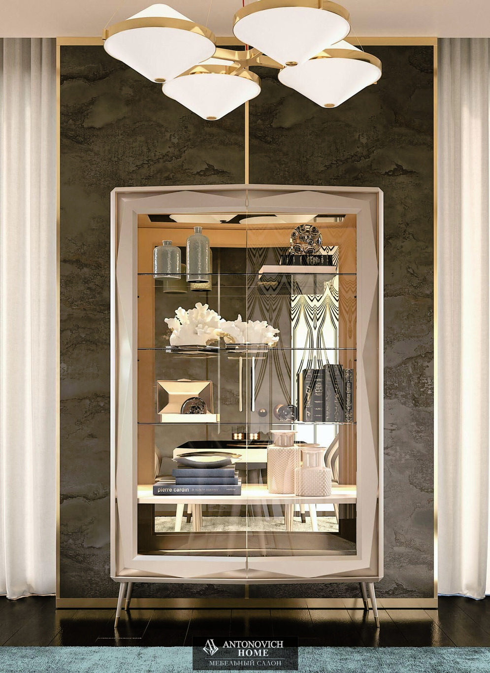 Domus Diamond Contemporary Dining Room, view 2