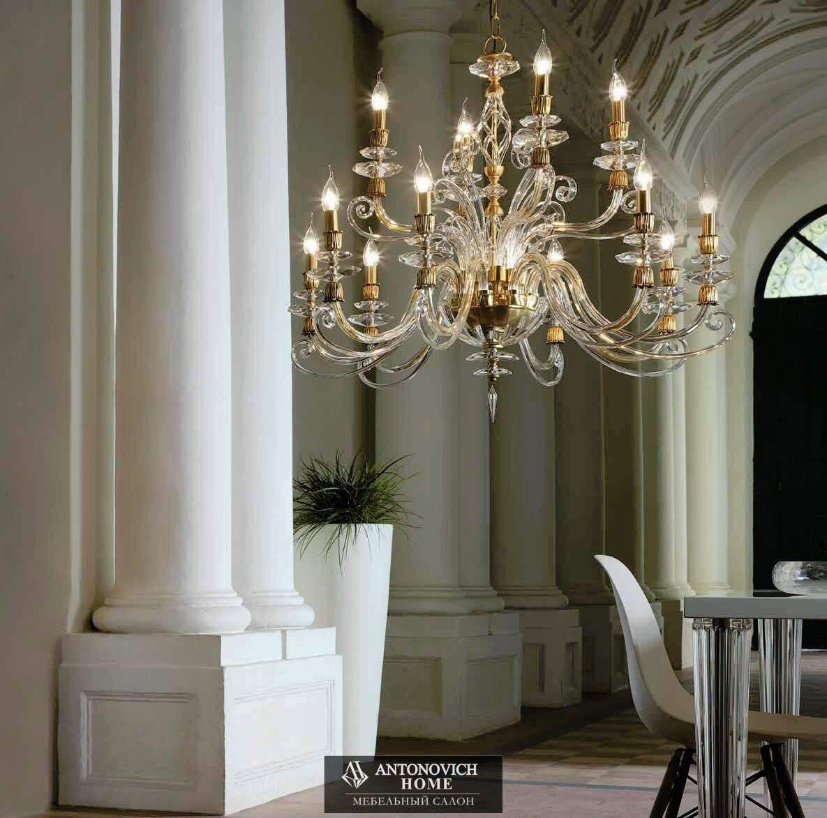 Alicante Clear Lighting Collection by Euroluce, view 2