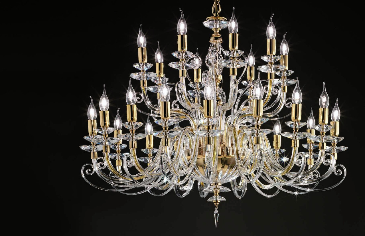 Alicante Clear Lighting Collection by Euroluce