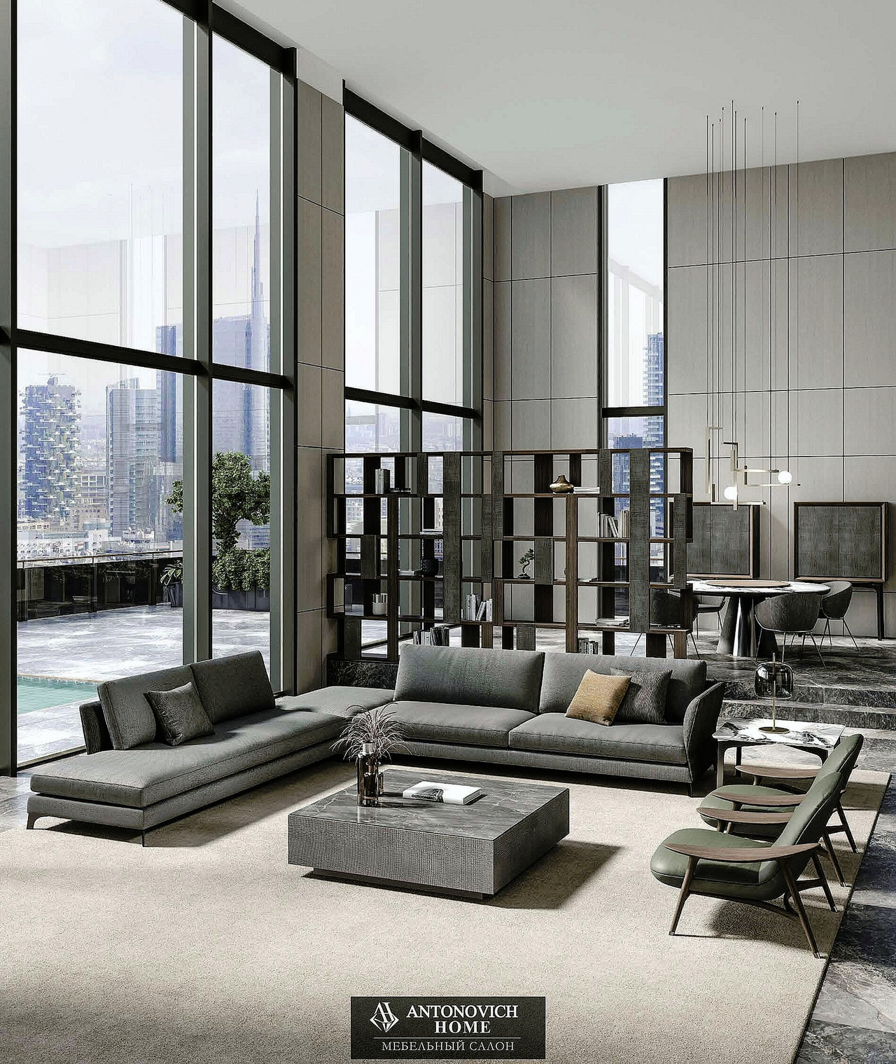 Ceppi Evergreen 1 Living Room, view 7