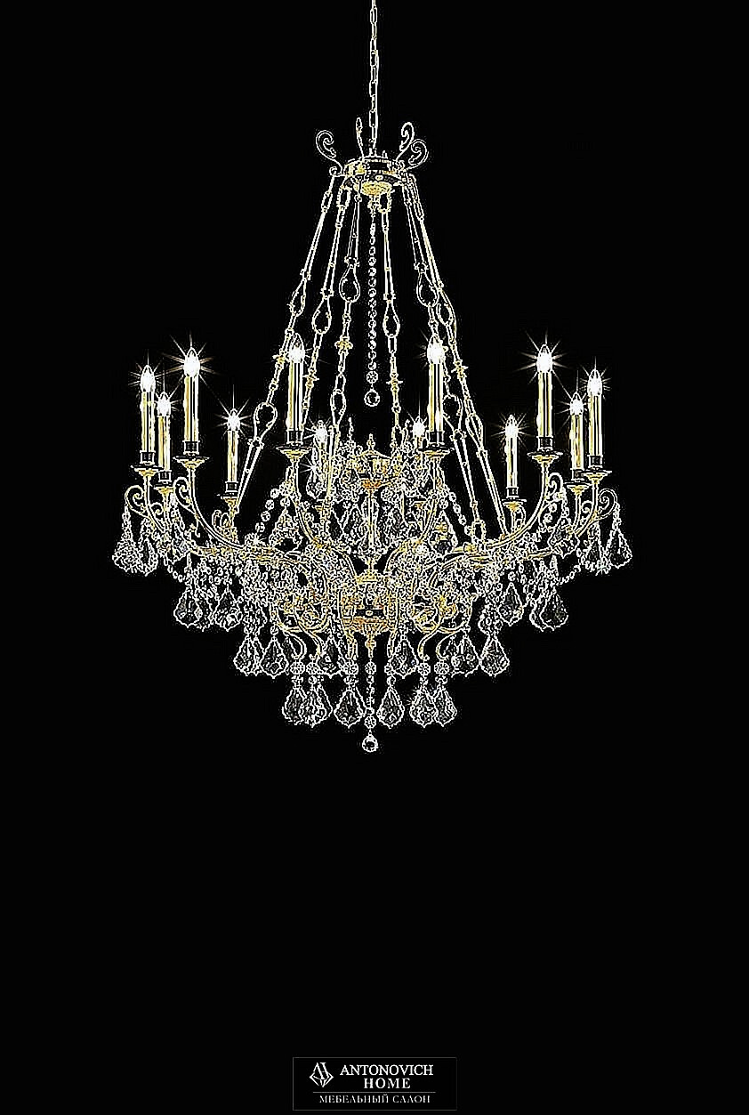 Masiero Impero Deco 1 Crystal Chandelier