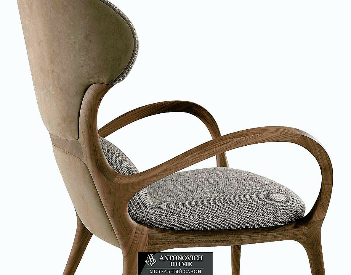 Ceccotti Collezioni Saturn e Saturnino Armchair and Pouf, view 5
