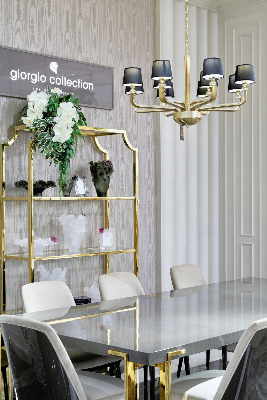 Iris Cristal SANTORINI Crystal Chandelier, view 3