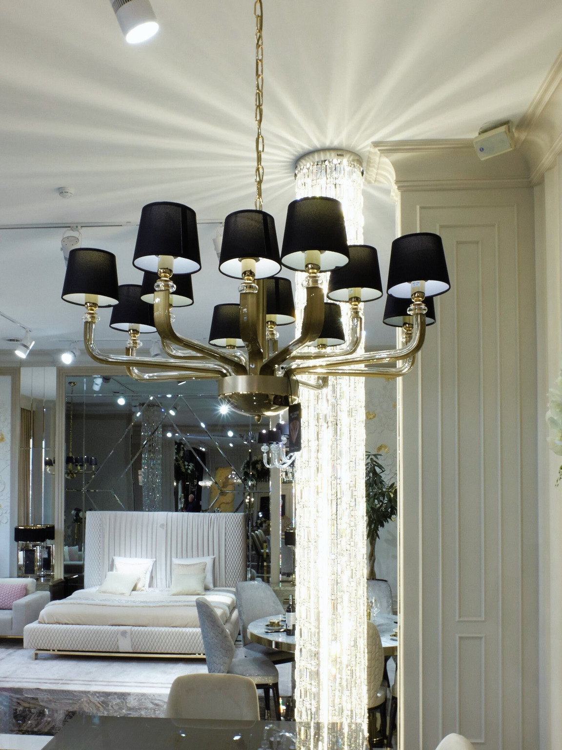 Iris Cristal SANTORINI Crystal Chandelier, view 5