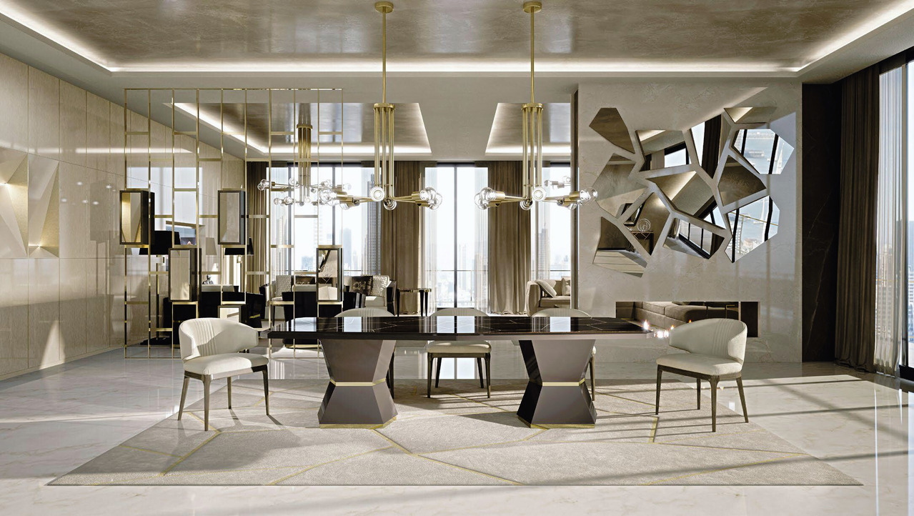 Carpanese Home Italia SAN FRANCISCO Dining Room