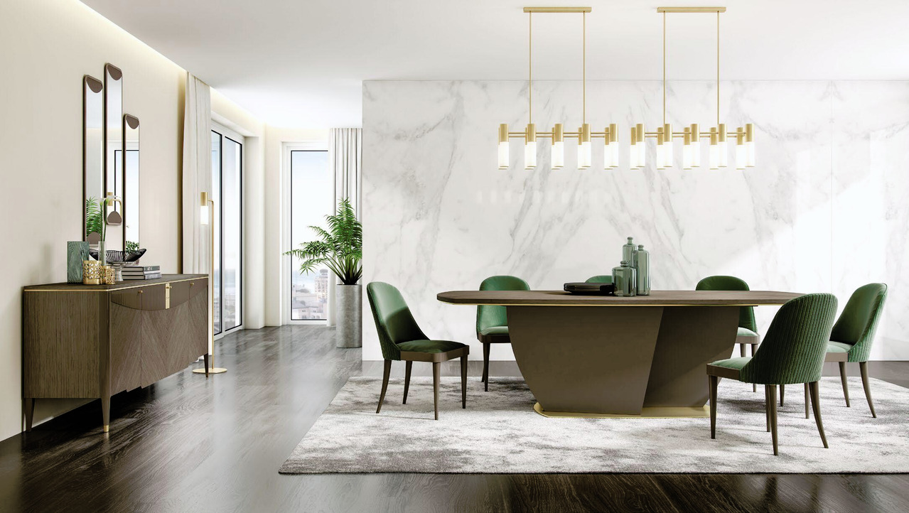 Carpanese Home Italia MONTECARLO 2 Dining Room