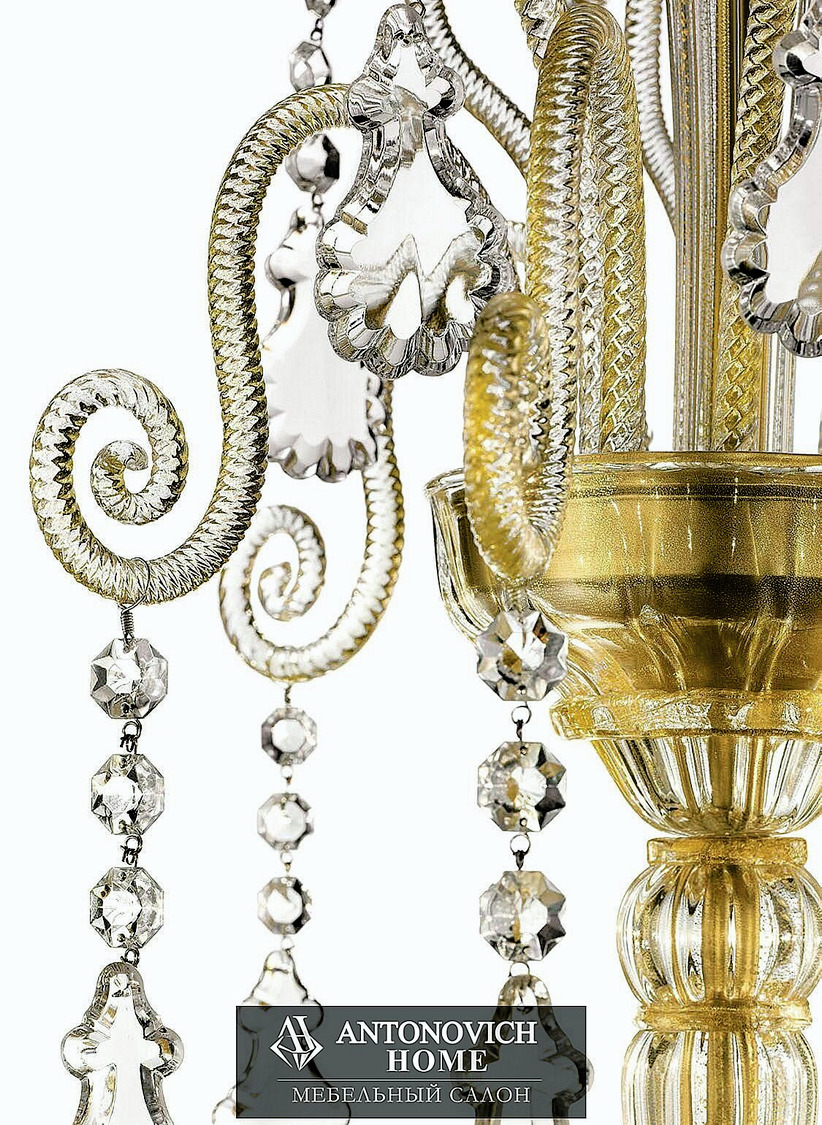 Baikal Chandelier by Barovier&Toso, view 5