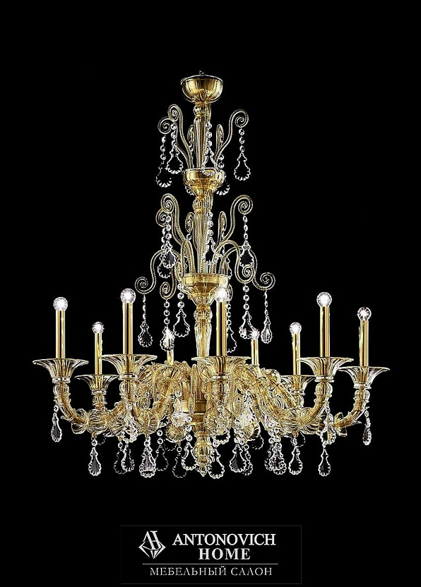 Baikal Chandelier by Barovier&Toso, view 6
