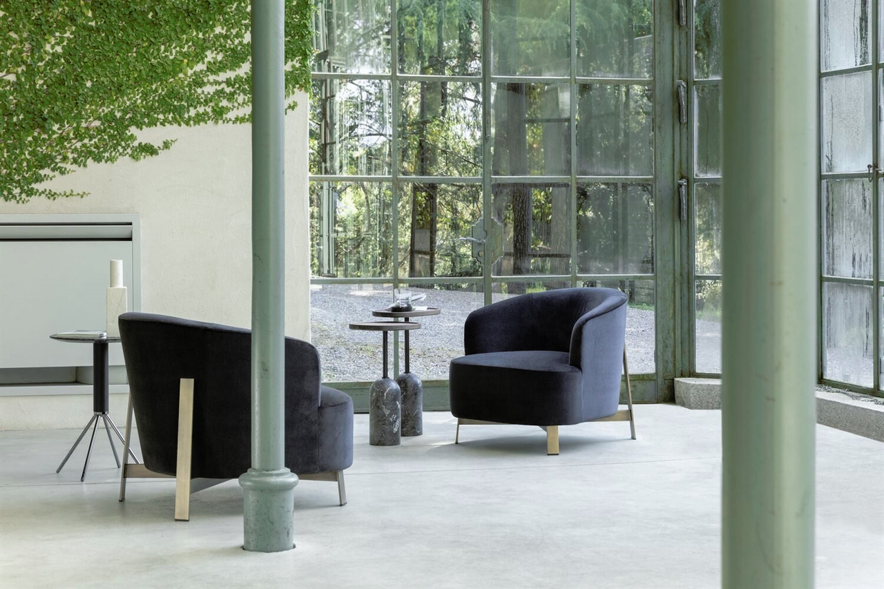 Porada Copine Steel Armchair