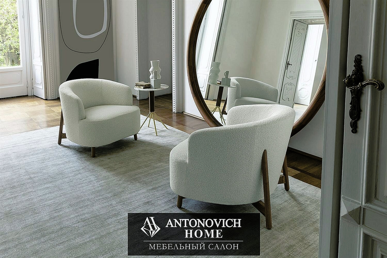 Porada Copine wood Armchair, view 4