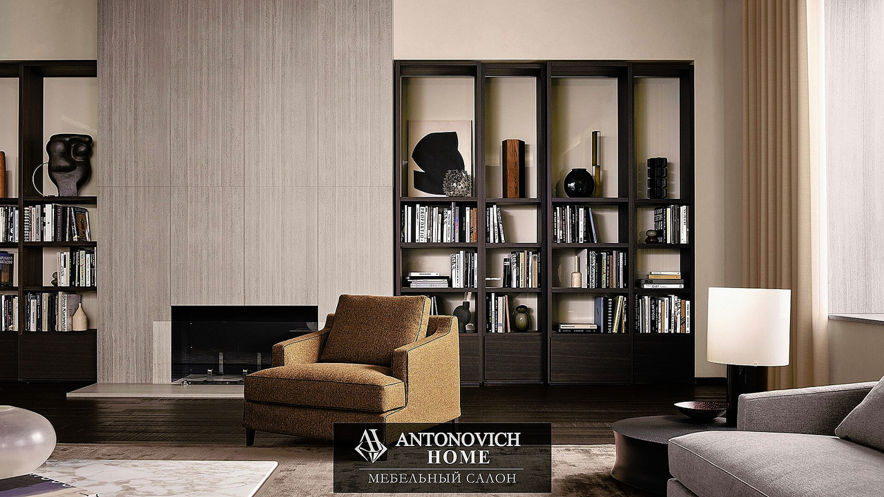 Poliform Wall System Modular Living Room Furniture, view 3