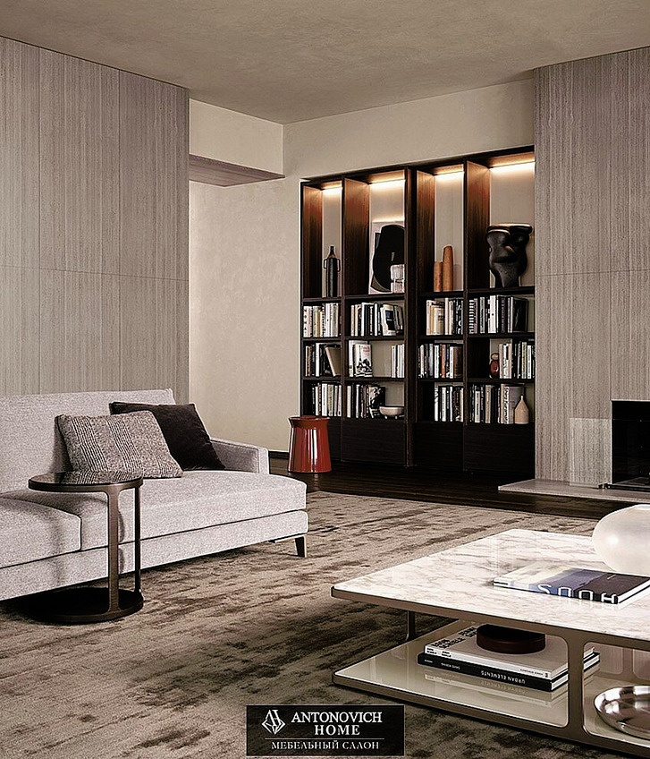 Poliform Wall System Modular Living Room Furniture, view 6