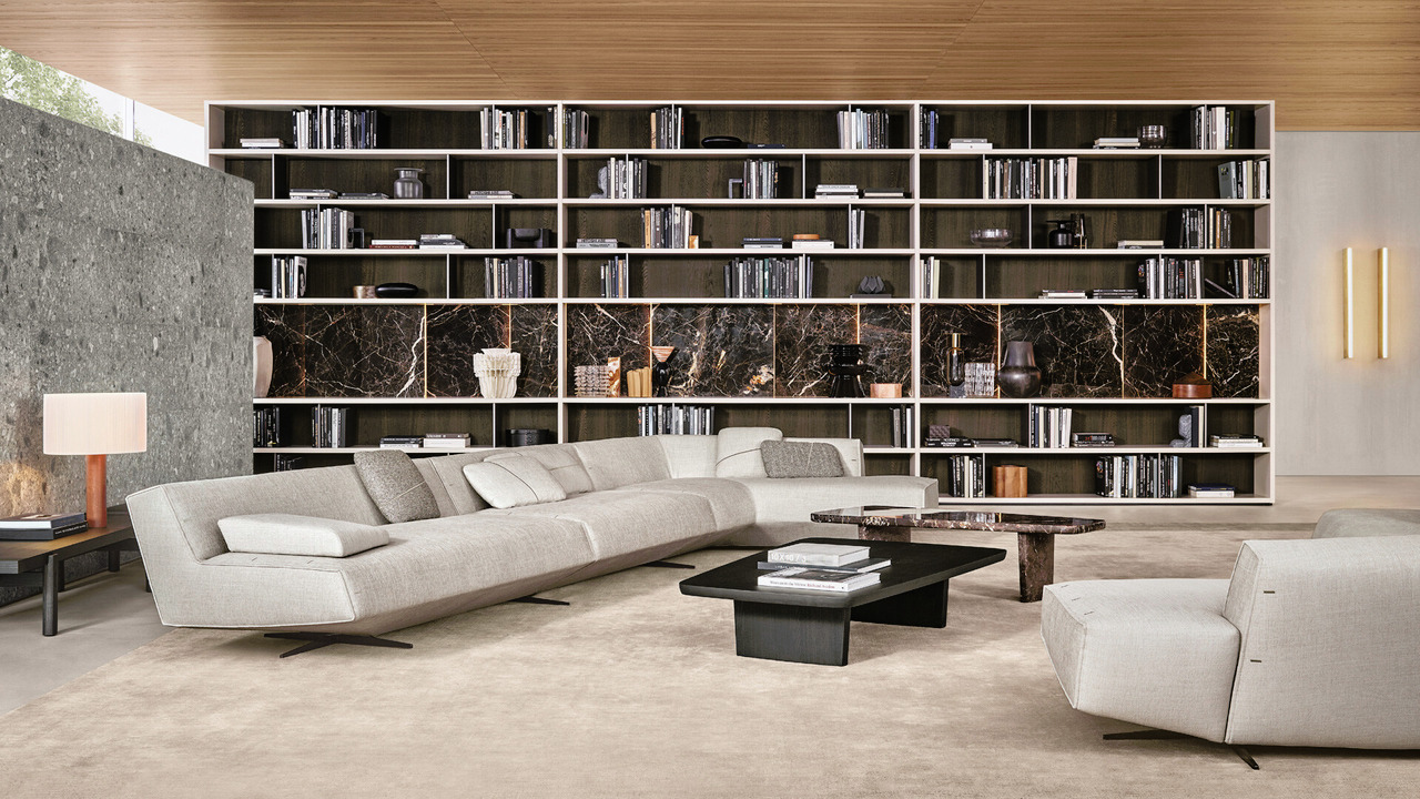 Poliform Wall System Modular Living Room Furniture