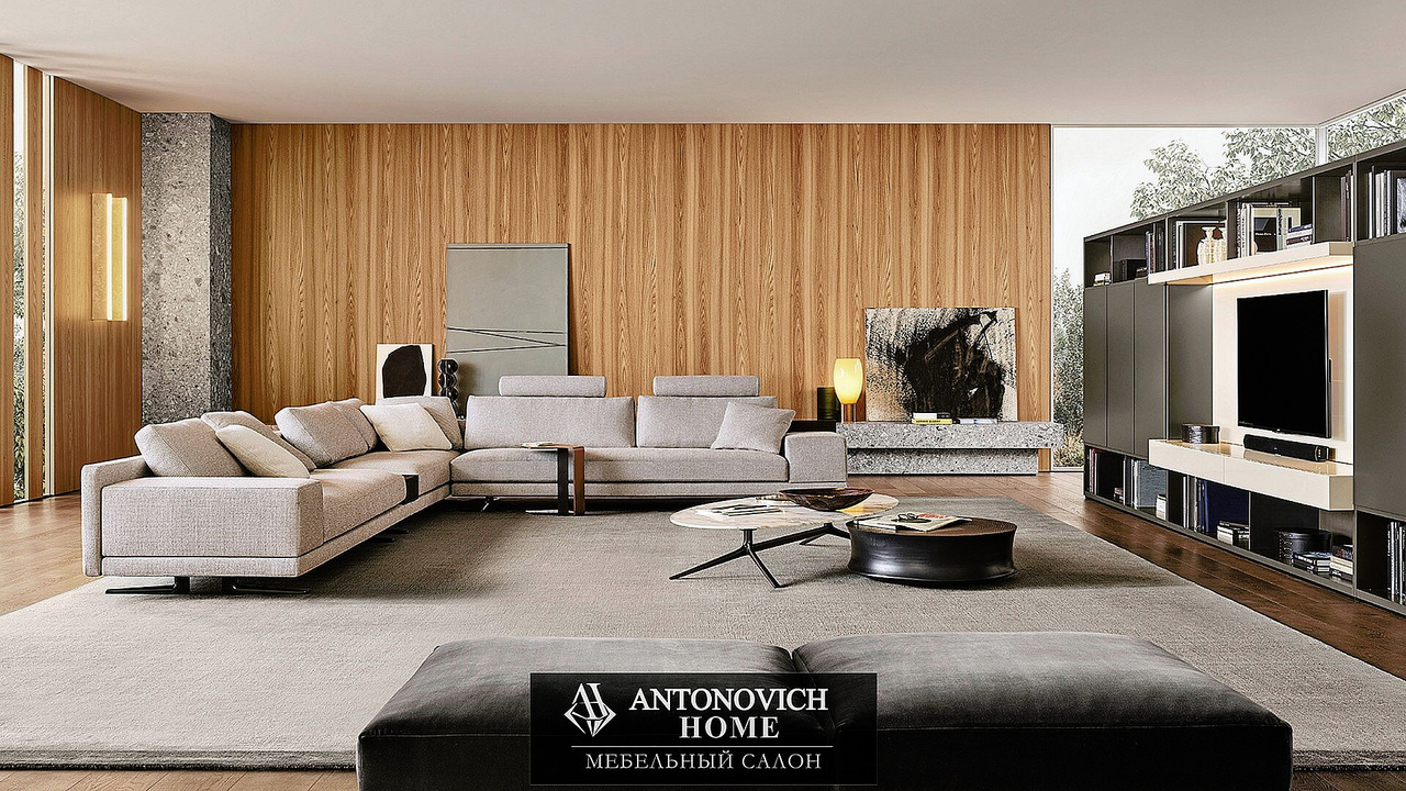 Poliform Wall System Modular Living Room Furniture, view 2