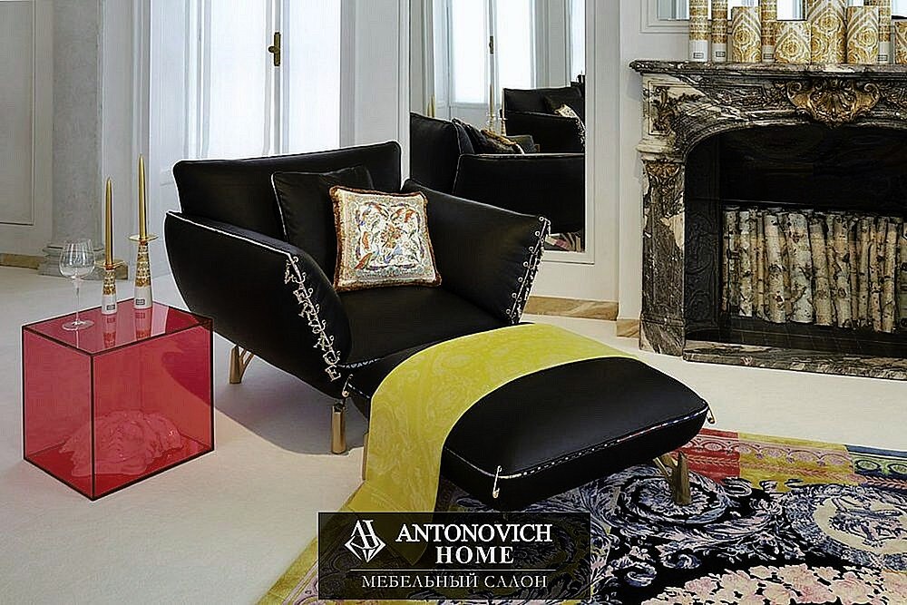 Versace Home Rhapsody Living Room Furniture, view 4