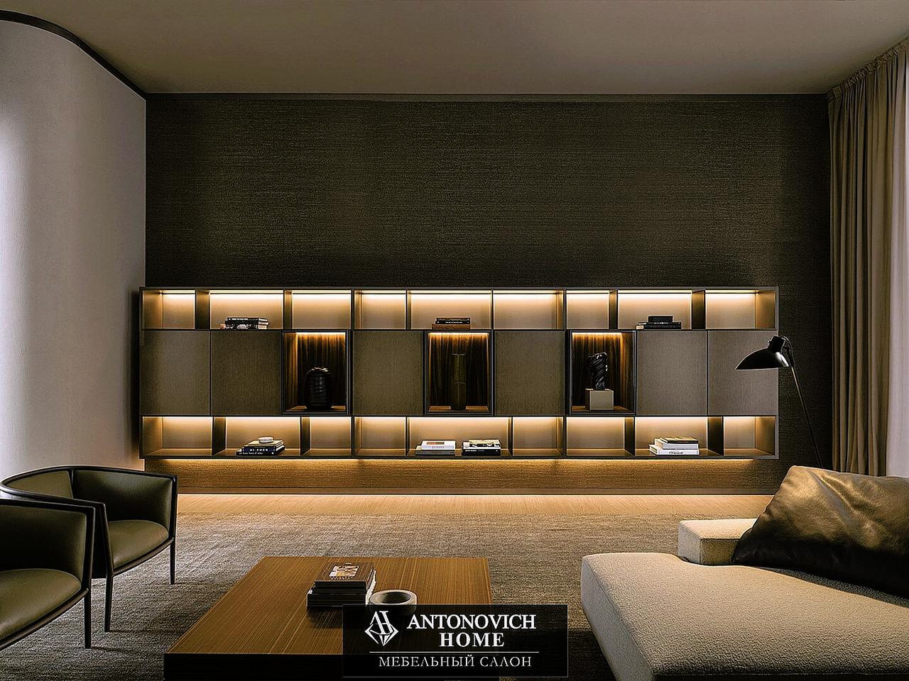 Molteni Group 505 UP System for the Living Room, view 2