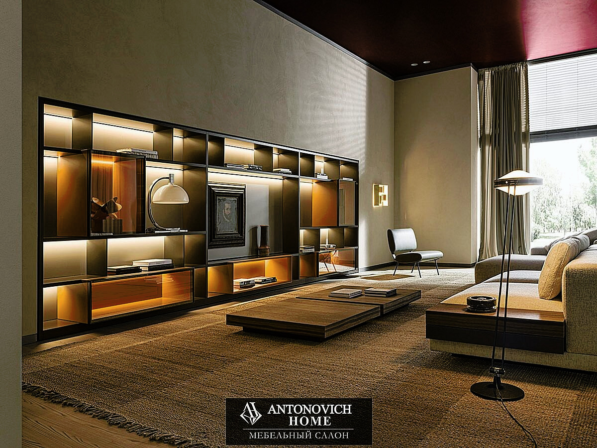 Molteni Group 505 UP System for the Living Room, view 6