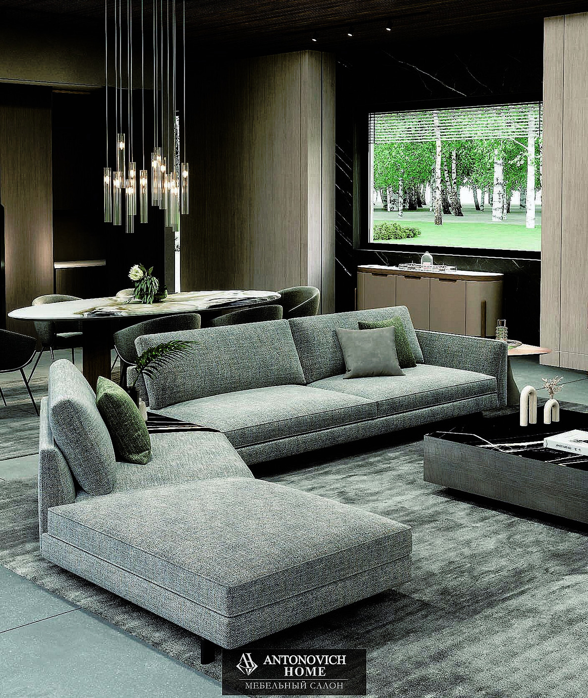 Ceppi Evergreen 5 Living Room, view 4