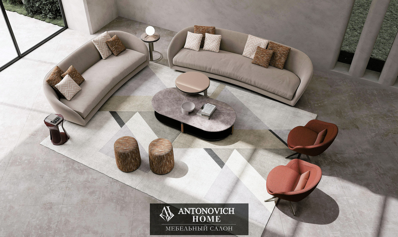 CPRN Homood Shapes 2 Living Room, view 6