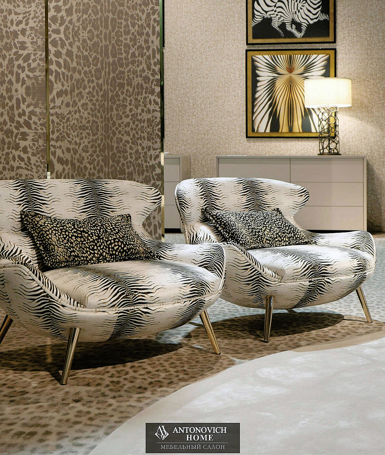 Roberto Cavalli Home Living Room Collection, Salone del Mobile Milan 2022, view 14